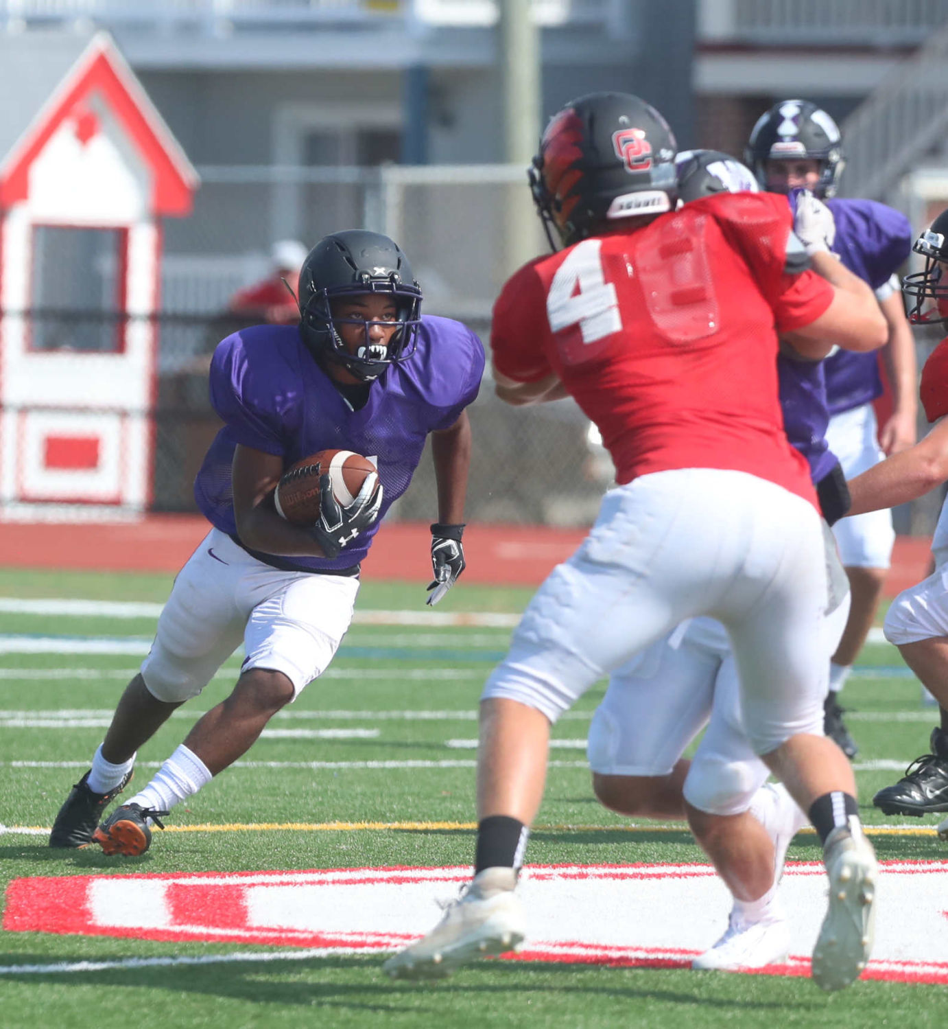 Ocean City Football scrimmage